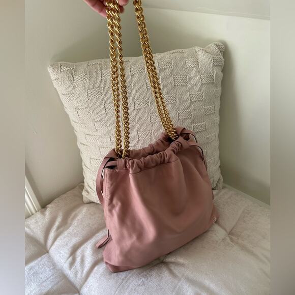 Stuart Weitzman Leather Chain Bag - Picture 5 of 9